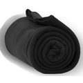 Fleece Throw Blanket 50"x60" - Black **** FREE RUSH ****